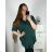 Women's Plus Size Long Sleeve Shirt (3XL/4XL ONE SIZE) ITALIAN FASHION IMWQ233259
