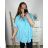Women's Plus Size Long Sleeve Shirt (3XL/4XL ONE SIZE) ITALIAN FASHION IMWQ233259 3xl / 4xl Light blue