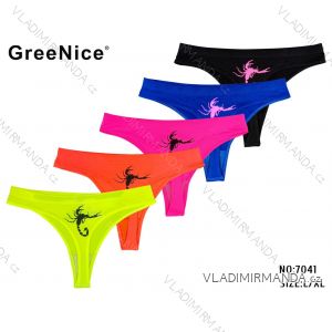 Kalhotky tanga dámské nadrozměr (L/XL) GREENICE GREE247041a