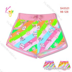 Kraťas Shorts mit Pailletten Baby Teenager Mädchen (98-128) KUGO K627