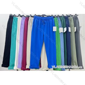 Kalhoty dlouhé dámské nadrozměr (5XL/6XL ONE SIZE) ITALSKá MóDA IM424258