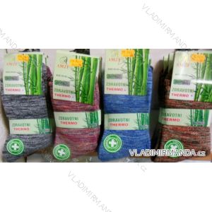 Ponožky teplé dámské zdravotní thermo bambusové (35-42) AMZF PB760