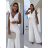 Women's Long Elegant Long Sleeve Jumpsuit (S/M ONE SIZE) ITALIAN FASHION IMWA23289