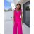 Women's Long Elegant Long Sleeve Jumpsuit (S/M ONE SIZE) ITALIAN FASHION IMWA23289