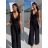 Women's Long Elegant Long Sleeve Jumpsuit (S/M ONE SIZE) ITALIAN FASHION IMWA23289 -   oranžová -   S / M