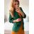 Women's Long Roll Up Sleeve Lined Jacket (S/M ONE SIZE) ITALIAN FASHION IM423JANE