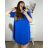 Summer dress womens (uni sl) MODA ITALY IM11702 2XL/3XL modrá královská