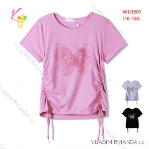 T-Shirt Kurzarm Kinder Jugend Mädchen (116-146) KUGO WT0890