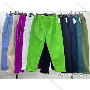 Kalhoty dlouhé dámské nadrozměr (6XL/7XL ONE SIZE) ITALSKá MóDA IM424276