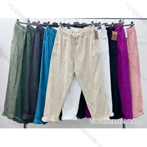 Kalhoty bavlněné dámské (L/XL ONE SIZE) ITALSKá MóDA IM424280