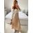 Sukňa skladaná dlhá dámska (S/M ONE SIZE) TALIANSKA MÓDA IMM24M9176