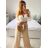 Women's Long Sleeve Knitted Turtleneck Sweater (S/M ONE SIZE) ITALIAN FASHION IM323001 -   Light blue -   M / L