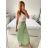 Nohavice harémky letné dlhé dámske (S/M ONE SIZE) TALIANSKA MÓDA IMM239535UN/DU tmavě modrá