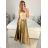 Sukně saténová dlouhá dámská Carol (S/M/L ONE SIZE) ITALSKá MODA IM323026