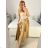 Sukně saténová dlouhá dámská Carol (S/M/L ONE SIZE) ITALSKá MODA IM323026