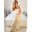 Kalhoty dlouhé oversize dámské (S/M/L ONE SIZE) ITALSKá MODA IM324002