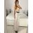 Kalhoty dlouhé oversize elegantní s páskem dámské (S/M/L ONE SIZE) ITALSKá MODA IM324060