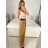 Women's elegant oversize long pants with belt (S/M/L ONE SIZE) ITALIAN FASHION IM324060 -   black -   M / L