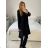 Women's Button Up Fluff Coat With Hood (S/M/L ONE SIZE) ITALIAN FASHION IM423600