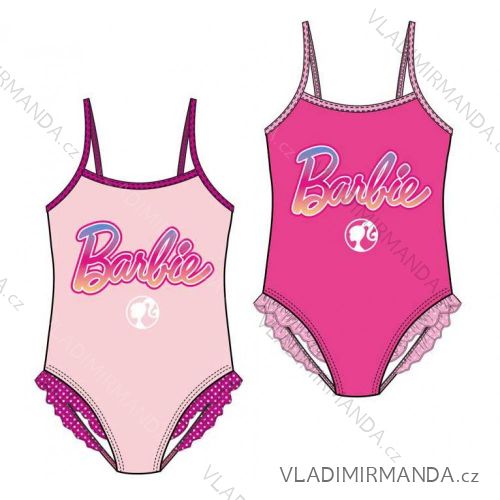 Plavky jednodílné barbie dětské dívčí (3-8let) SETINO EX1967