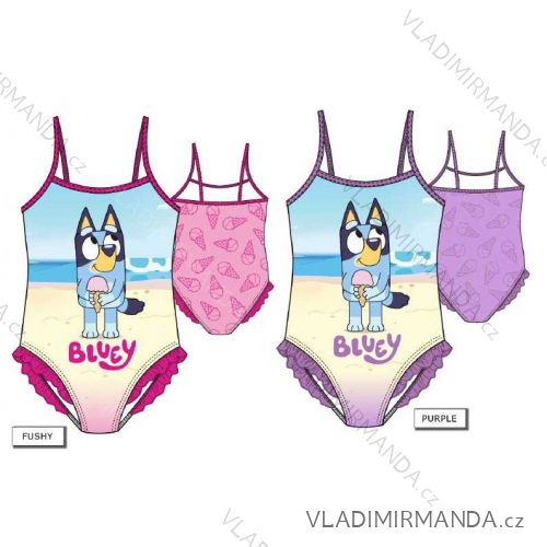 Plavky jednodílné bluey dětské dívčí (3-8let) SETINO EX1956