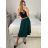 Sukně skládaná s páskem dlouhá dámské (S/M ONE SIZE) ITALSKÁ MÓDA IMWP233479/DU
