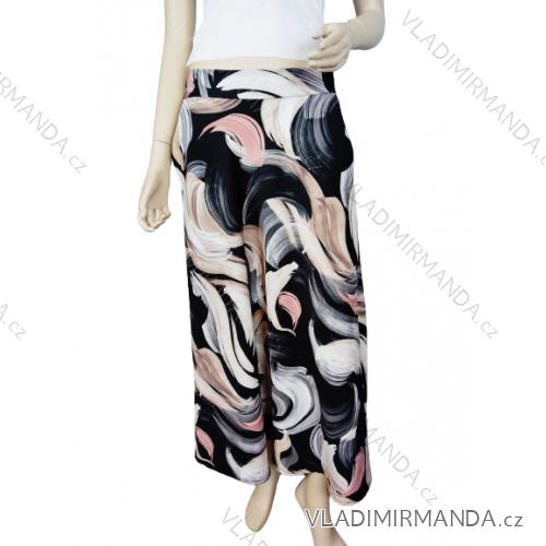 Women's Medium Length Skirt (S/M ONE SIZE) ITALIAN FASHION IMM23HG3154 -   black -   S / M