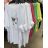 Tunika mit Anhänger Kurzarm Damen Übergröße (3XL/4XL ONE SIZE) ITALIAN FASHION IMC23020