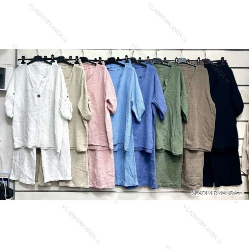 Women's Knitted Sweater Dress Set (S/M ONE SIZE) ITALIAN FASHION IMWE223972