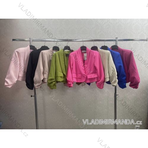 Kleid mit Knöpfen und geknöpften Damen (uni s-m) ITALIAN FASHION IM2203948