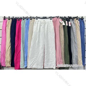 Kalhoty dlouhé letní dámské (S/M/L ONE SIZE) ITALSKÁ MÓDA IMWCP24164