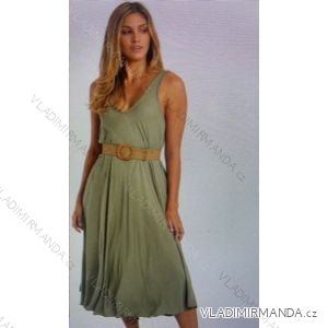 Šaty dlouhé letní na ramínka dámské (S/M/L ONE SIZE) ITALSKÁ MÓDA IMWCA2418011