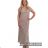 Šaty dlouhé krátký rukáv dámské (S/M/L ONE SIZE) ITALSKÁ MÓDA IMWBH24043
