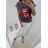 Women's Long Sleeve Hoodie Dress (S / M ONE SIZE) ITALIAN FASHION IMWA216095