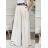 Langes Chiffon-Kurzarmkleid für Damen (S/M ONE SIZE) ITALIAN FASHION IMWGM23456