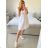 Women's Long Summer Short Sleeve Dress (S/M ONE SIZE) ITALIAN FASHION IMC23300 -   light mint -   M / L