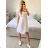 Women's Long Summer Short Sleeve Dress (S/M ONE SIZE) ITALIAN FASHION IMC23300 -   light mint -   M / L