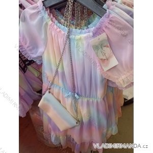 KATALOG Kleid Sommer Kurzarm Kinder Heranwachsende Mädchen (4-14 JAHRE) ITALIAN FASHION IVD2421041