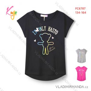 Kurzarm-T-Shirt für Mädchen (134-164) KUGO FL1209