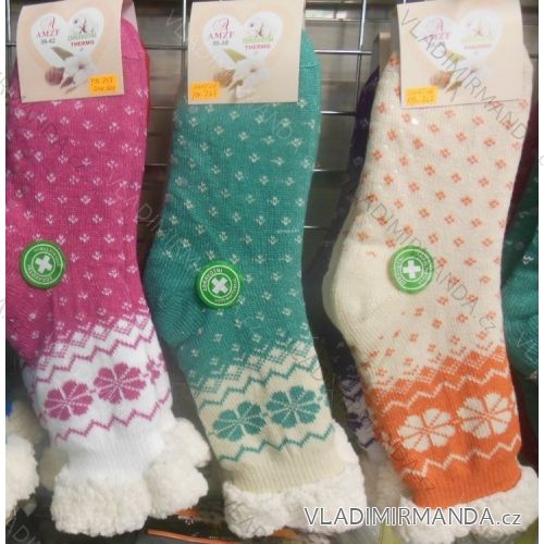 Socks insulated with cotton. thermo women (35-42) AMZF PB757
