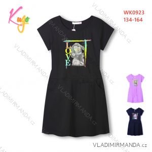 Šaty krátký rukáv dorost dívčí (134-164) KUGO WK0923