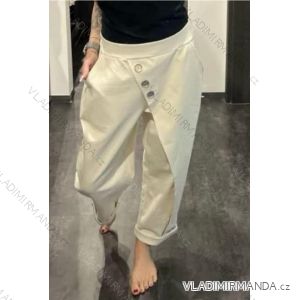 Kalhoty dlouhé harémky dámské (S/M ONE SIZE) ITALSKÁ MÓDA IMD24126