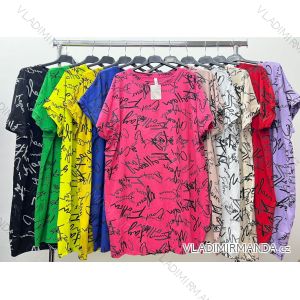 Shirt extended 3/4 long sleeve women's (L/XL/2XL ONE SIZE) ITALIAN FASHION IM423025