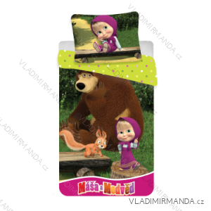 Obliečky masha and bear mäsa a medveď detské Divic (140 * 200) JF MASAMEDVED01
