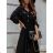 Damen Langarm Hoodie Kleid (S / M ONE SIZE) ITALIAN FASHION IMWA216095 -   braun
 -   S / M
