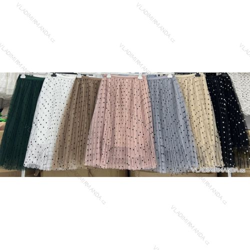 Women's Long Tulle Skirt (S/M ONE SIZE) ITALIAN FASHION IMWB233518