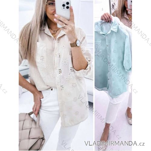 Women's Long Sleeve Hoodie Dress (S / M ONE SIZE) ITALIAN FASHION IMWA216095