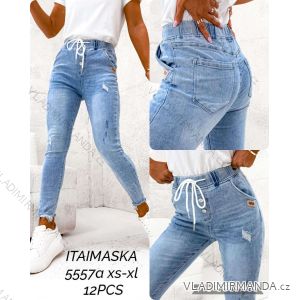 Rifle jeans dlhé dámske (S-XL) ITAIMASKA ITA245557a