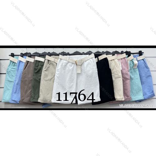 Kraťasy strečové s opaskom dámske (S/M/L ONE SIZE) TALIANSKA MÓDA IMWCP24200