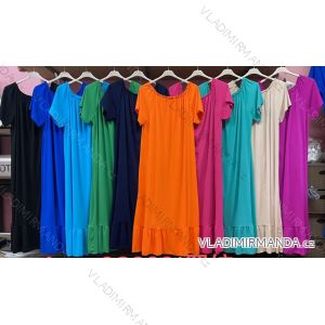 Summer dress Carmen short sleeve women's plus size (54/56/58 ONE SIZE) ITALIAN FASHION IMWQ24189